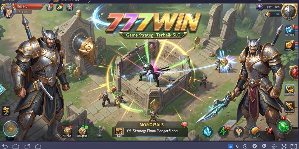 Tangkapan layar gameplay menampilkan pertempuran strategis yang mendebarkan.