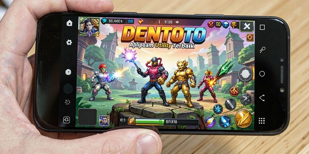 Screenshot utama DENTOTO menunjukkan antarmuka yang intuitif dan fungsional.