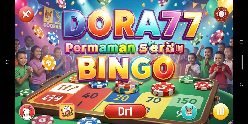 Tampilan gameplay DORA77 dengan suasana Bingo yang menarik.