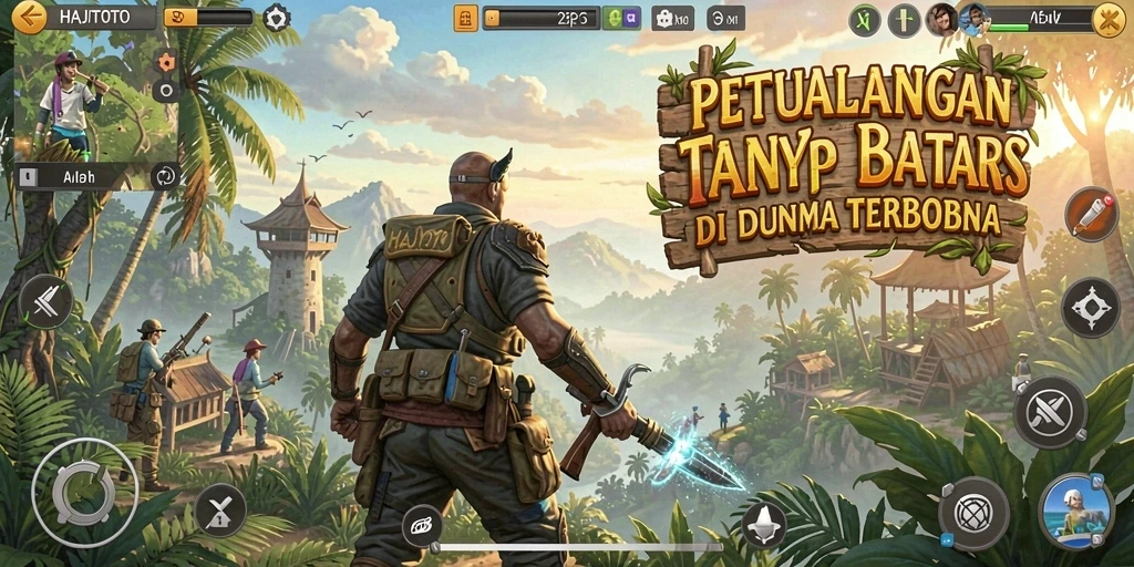 Tampilan gameplay mendebarkan di dunia terbuka HAJITOTO.