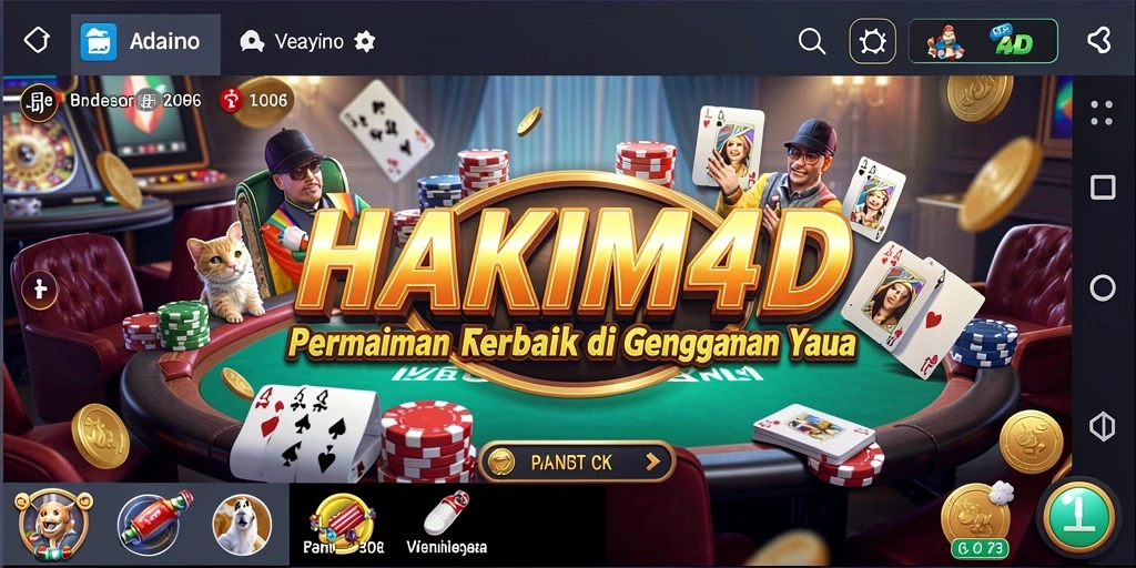 Tampilan gameplay HAKIM4D yang menarik dan seru.