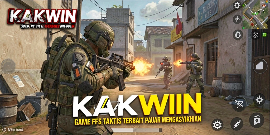 Tampilan gameplay KAKWIN dengan aksi mendebarkan di medan perang.
