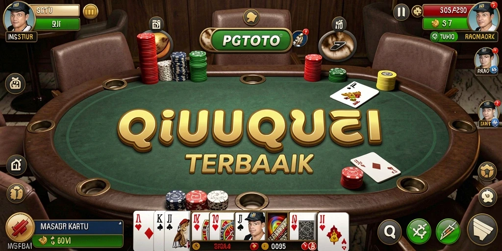 Screenshot PGTOTO menampilkan gameplay seru QiuQiu.