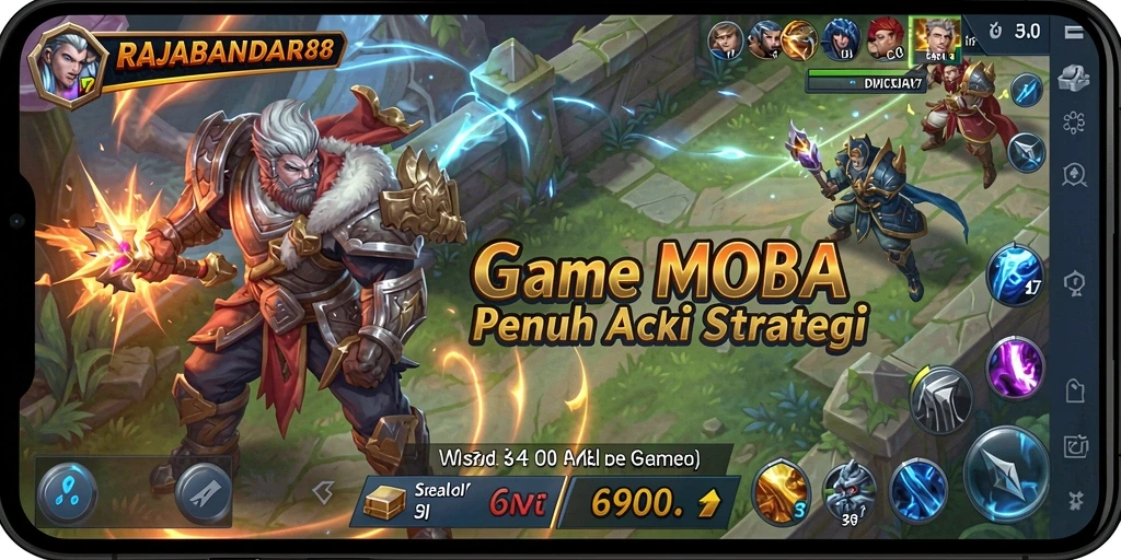 Screenshot tampilan gameplay RAJABANDAR88 yang menarik.