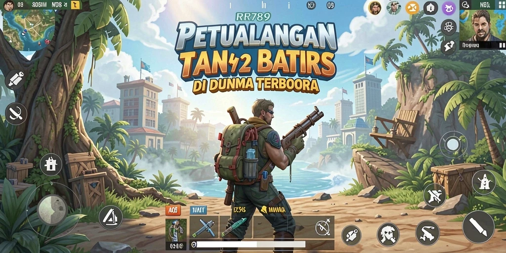Screenshot gameplay <strong>RR789</strong> yang menunjukkan petualangan di dunia terbuka.