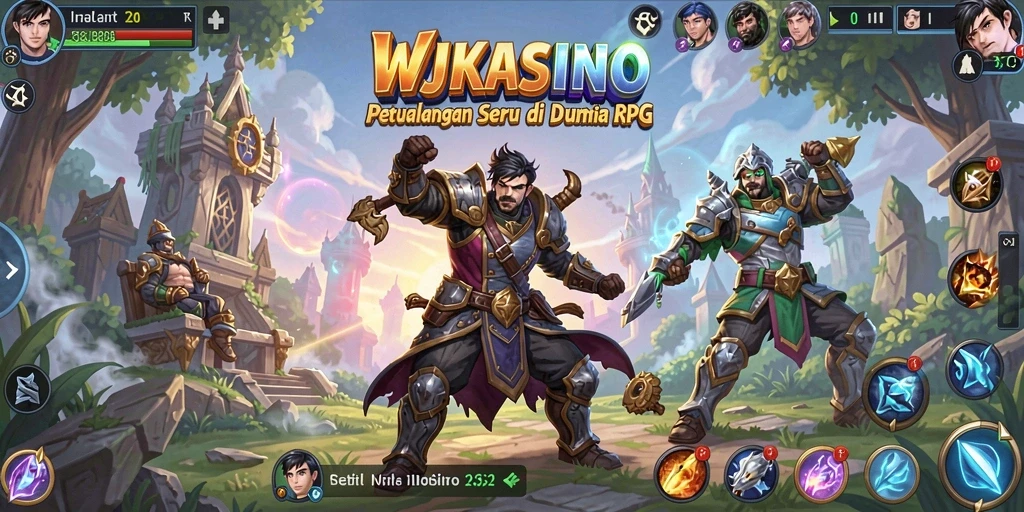Tangkapan layar menampilkan aksi seru dalam permainan RPG.