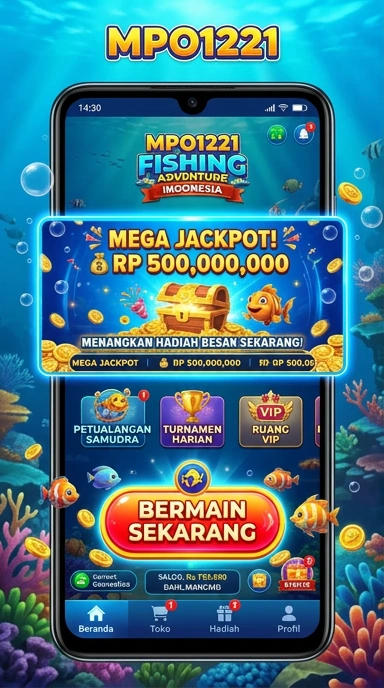Antarmuka pengguna mpo1221 yang mudah dipahami dan digunakan.